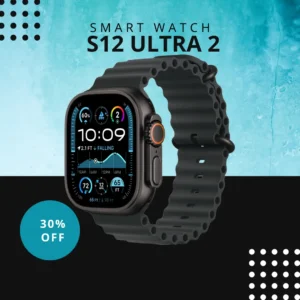 S12 Ultra 2 Smart Watch with 2 Straps