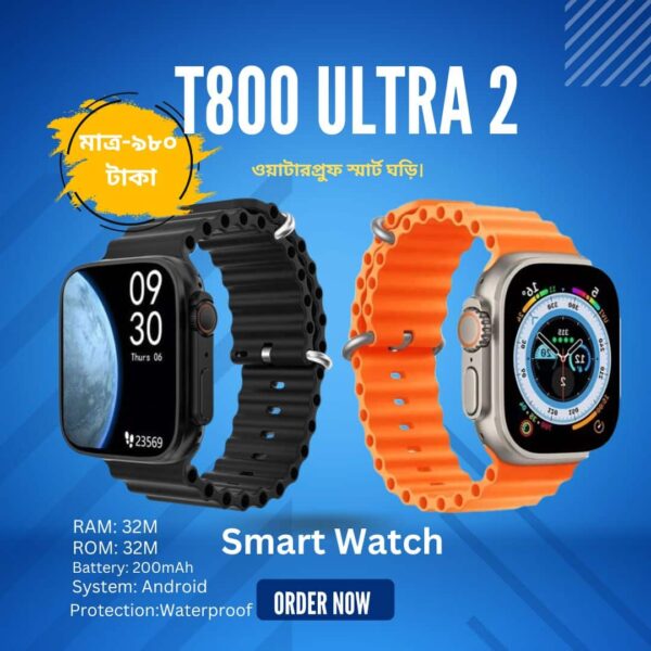 T800 Ultra 2 Plus Smartwatch Advanced Features Stylish Design Banner