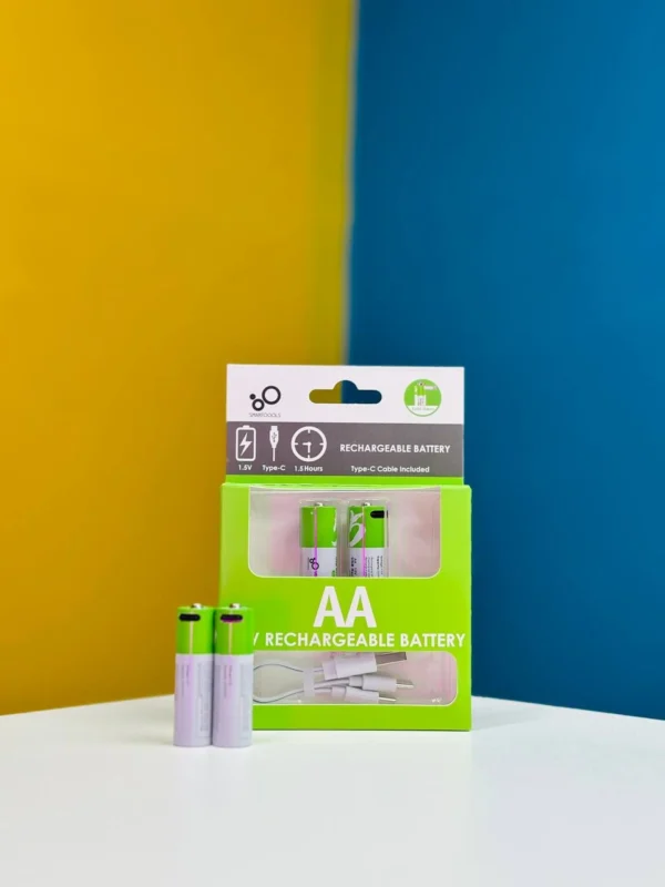 Smartoools AA Lithium-ion USB Type-C Rechargeable Battery 1.5V - 2pcs