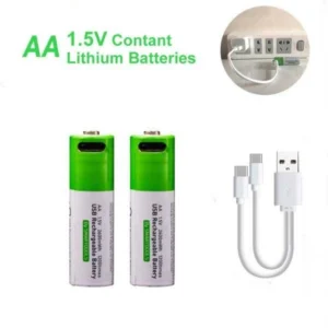 Smartoools AA Lithium-ion USB Type-C Rechargeable Battery 1.5V - 2pcs