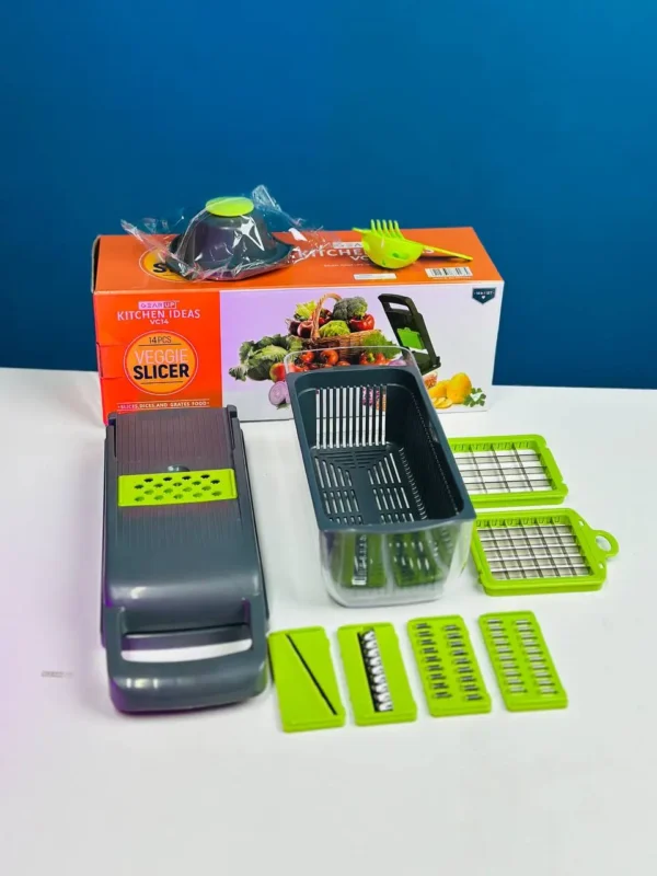 GearUP VC14 Premium 14-in-1 Vegetable and Fruits Multifunction Cutting Slicer Kitchen Tools